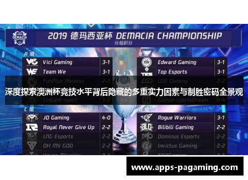 深度探索澳洲杯竞技水平背后隐藏的多重实力因素与制胜密码全景观